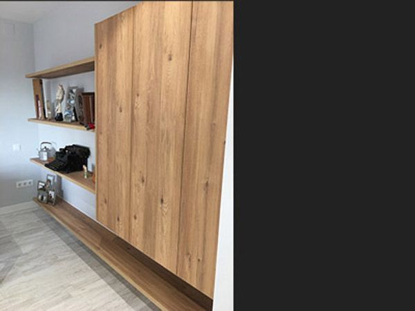 Reforma de cocina de madera Barcelona - Contemporánea