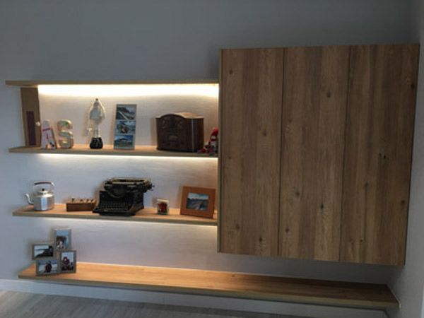 Reforma de cocina de madera Barcelona - Contemporánea