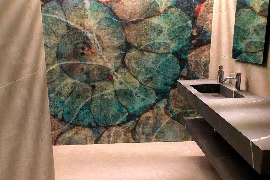 Reforma baño showroom de nuestra tienda de decoración en Granollers