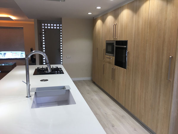 Armario empotrado para la cocina