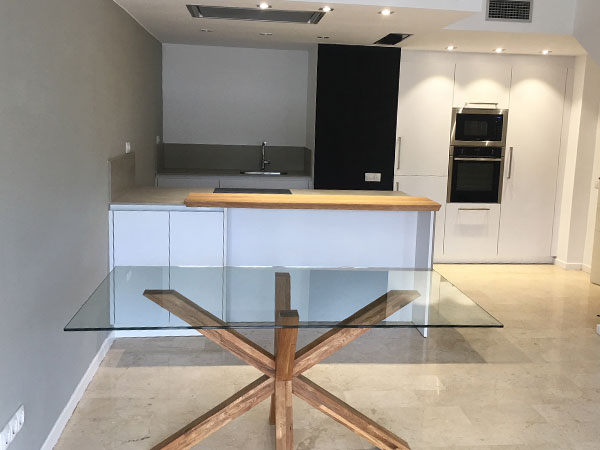 Reforma de cocina y baño con un marcado acento industrial