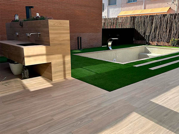 Reforma Terraza Granollers, barbacoa a medida
