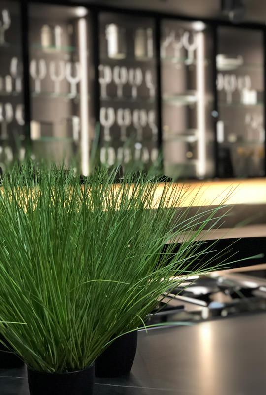 Estudio de interiorismo en Barcelona plantas artificiales y preservadas - Contemporánea