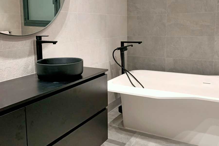 Reforma de baño, Contemporánea